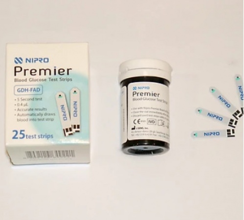 Que thử đường Nipro Premier 25